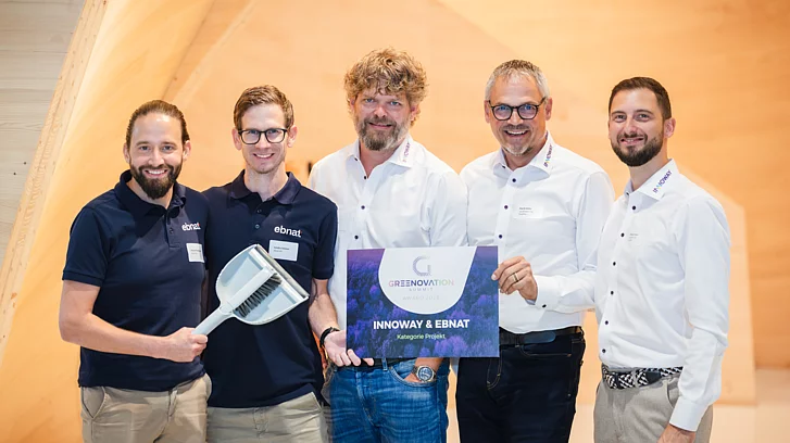 Sieg beim Greenovation Summit Award Sieg beim Greenovation Summit Award